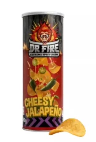 DR. FIRE CRISPS CHEESY JALAPEÑO 80g