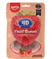 AMOS 4D FRUIT GUMMY STRAWBERRY BURST 65g