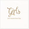 Servietter Girls Fun Hvit bladgull 20 pk
