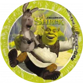 Shrek pappfat 23cm 8pk