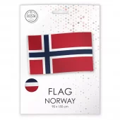 Norsk flagg i stoff 90x150 cm