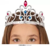 Tiara - Sølv m/stener