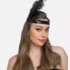 Flapper headband svart