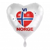 "VI <3 NORGE" - 17.mai folieballong