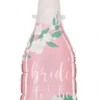 Folieballong rosa flaske Bride to be 110cm