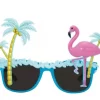 Palm tree and Flamingo glasses