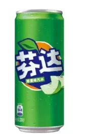 Fanta green apple Flavor Slim Can 330ml