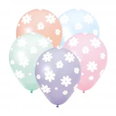Daisies gummiballonger 8pk 30 cm Ø