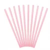 Papirsugerør light pink 10 pk