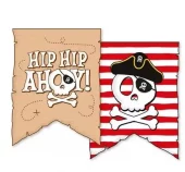 Papirgirlander Pirate Ohoy 6 meter