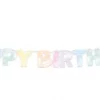 Letter banner happy birthday unicorn 3 m