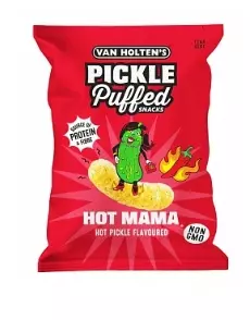 Van Holten's Pickle Puffed Snacks Hot Mama