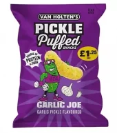 VAN HOLTEN’S GARLIC JOE GARLIC PICKLE PUFFED SNACKS BAG 50g