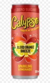 CALYPSO BLOOD ORANGE BREEZE ZERO SUGAR 330ml