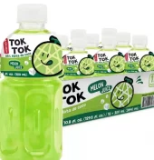 TOK TOK FRUIT JUICE WITH NATA DE COCO (MELON) 300ml **