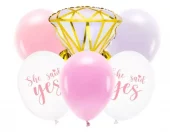 Ballongset She said yes med ring