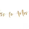 Banner Miss to Mrs rose gold  2 meter