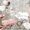 Wedding photo props mix 12 pk