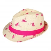 Fedora hatt flamingo