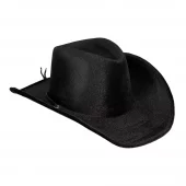 Cowboyhatt enkel svart
