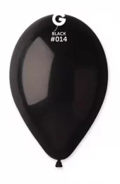 014 Gemar lateksballonger svart / Black 33cm