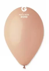 099 Gemar lateksballonger tåkete rosa / Misty Rose 33cm 10pk