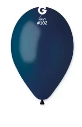 102 Gemar lateksballonger Navy 33cm 10pk