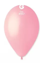057 Gemar lateksballonger lyserosa / Pink 33cm 10pk