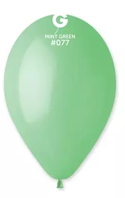 077 Gemar lateksballonger mint grønn Mint Green 33cm 10pk