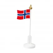 Treflagg Norge 24 cm