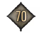 70 år firkant folieballong