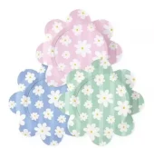 Daisies pappfat 23cm 8pk