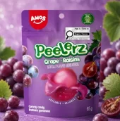 AMOS PEELERZ GUMMY GRAPE 65g