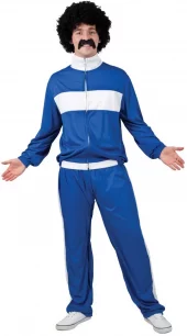 80s retro trackie blå (onesize)