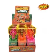 Funny candy swinging monkey