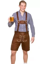 Authentic lederhosen fake suede XXL