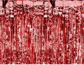 Party gardin rød 90x250cm
