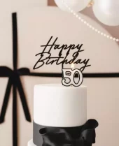 Kakelys 50 år sort/hvit