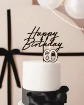 Kakelys 60 år sort/hvit