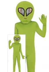 Alien kostyme str.5-6 år