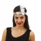 Charleston headband silver