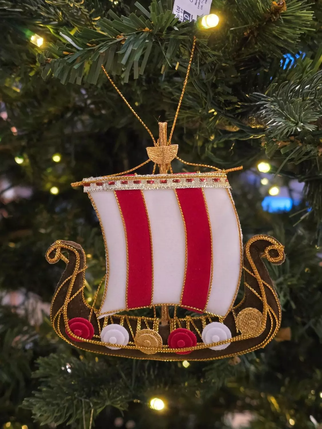 Vikingskip ornament