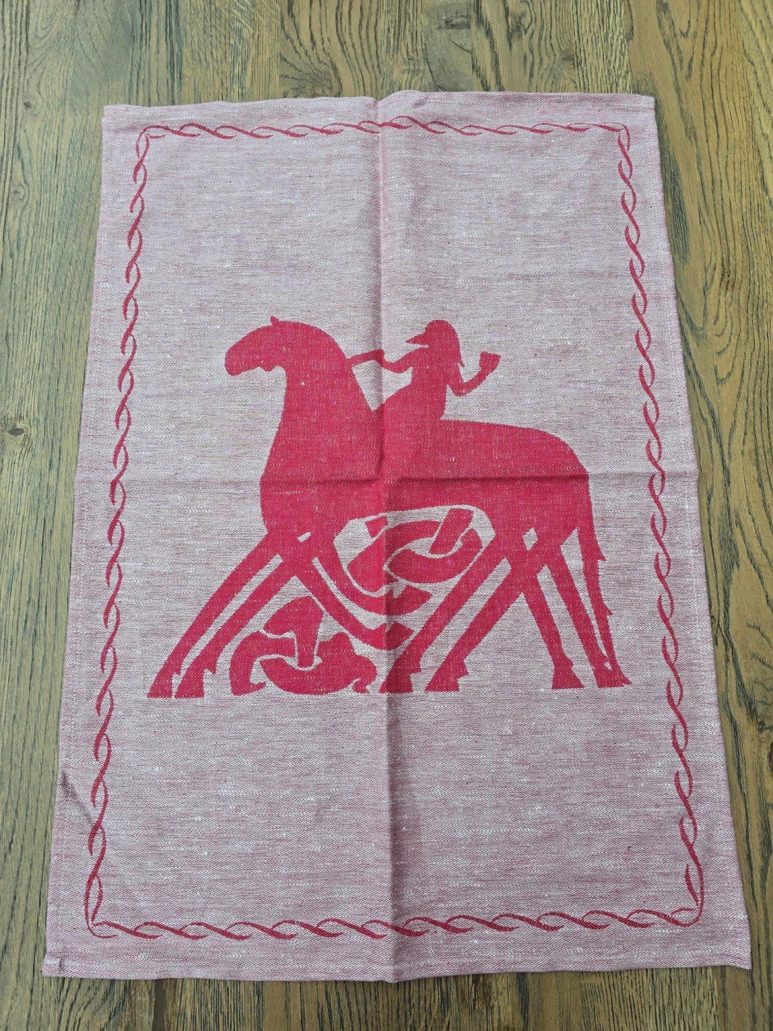 KOPPHÅNDDUK "SLEIPNER" I LIN OG BOMULL