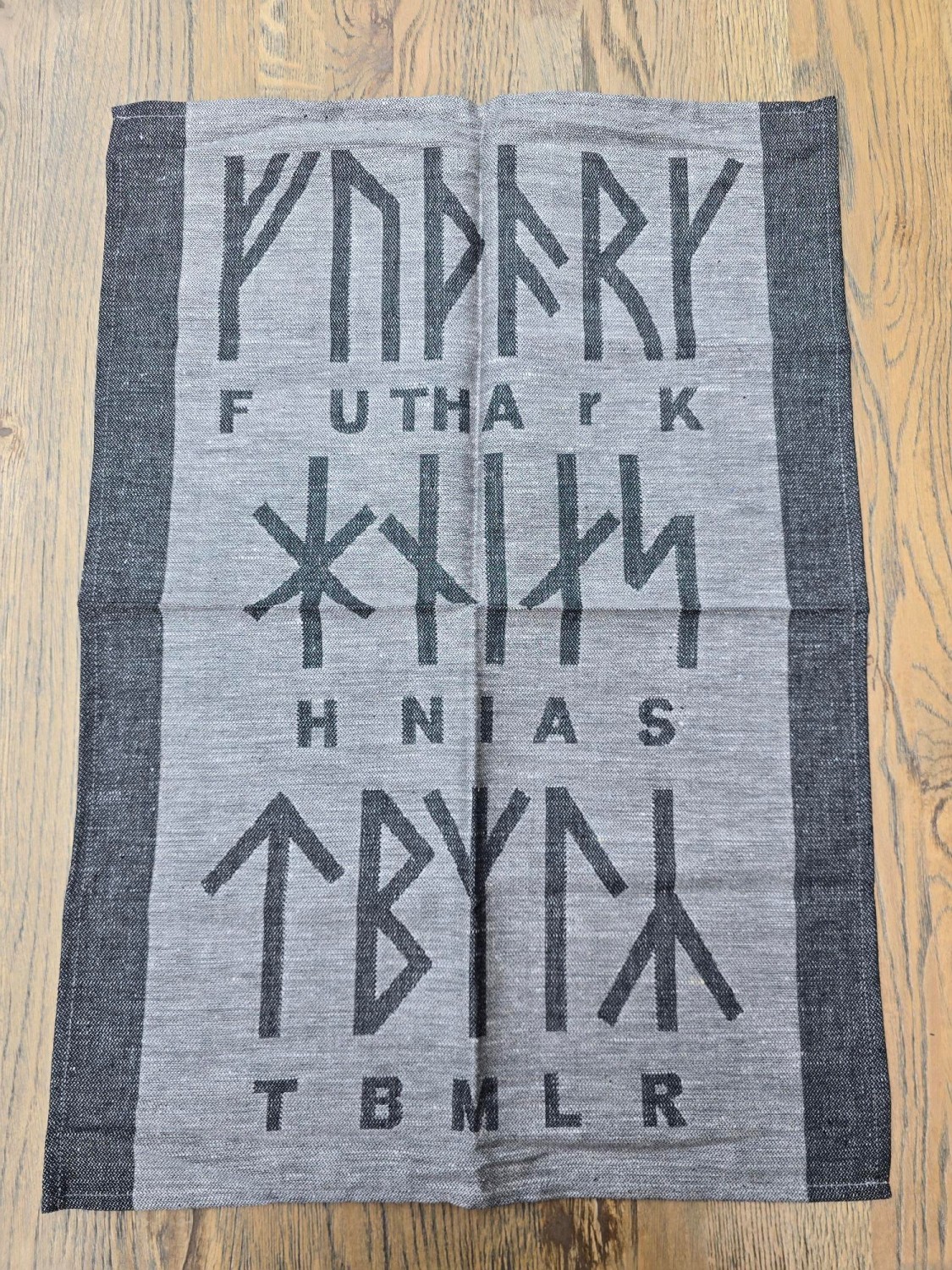 KOPPHÅNDDUK RUNER I LIN OG BOMULL