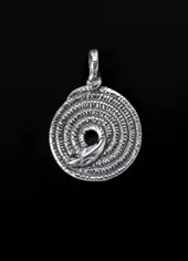 SLANGEAMULET SØLV (1085)