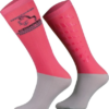 RIDING SOCKS WITH SILICONE GRIP, ROSE