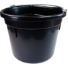 Bøtte Heimer Rettvegg Svart 20 liter