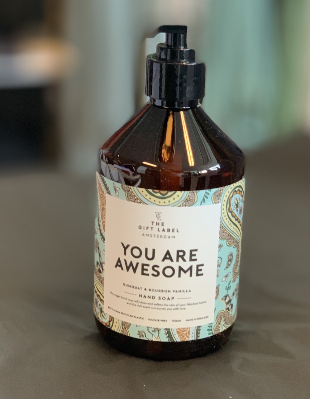 GiftLabel Hand soap yu are awesome