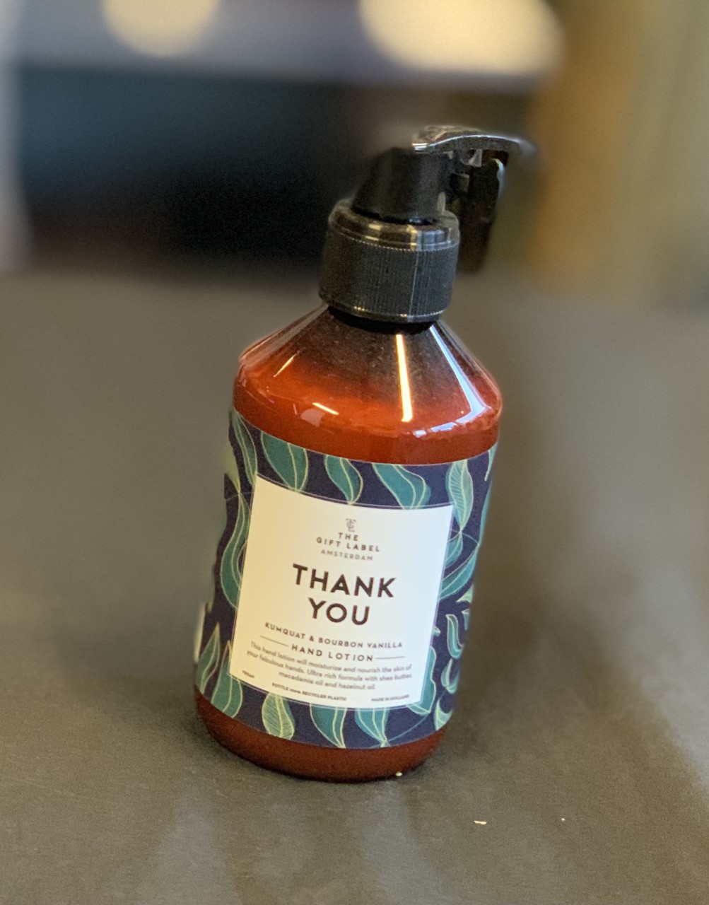 GiftLabel Hand lotion Thank You