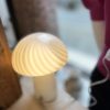 CozyLiving Lamp Mushroom Medium white